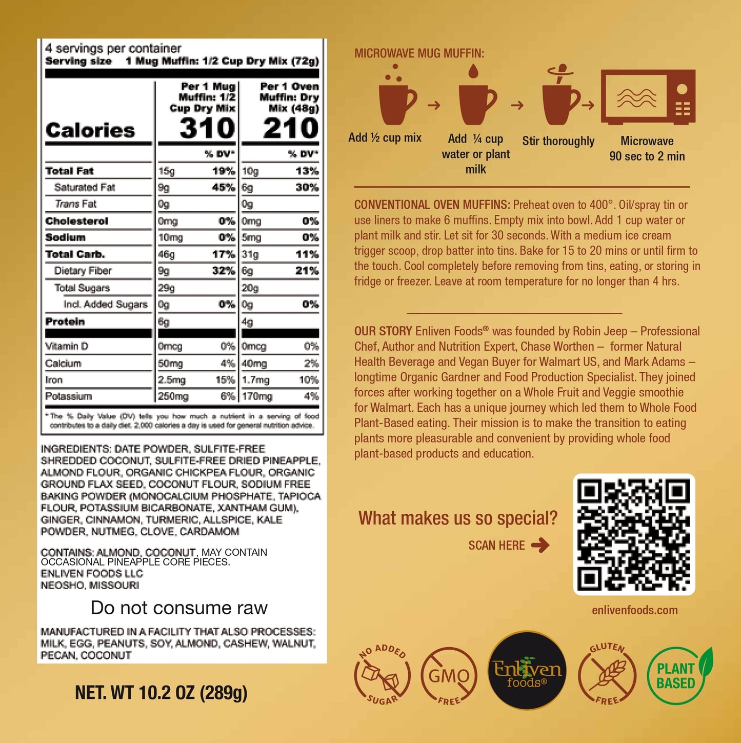 Island Chai Spice, 4 Meals (Mug Muffin Meals)